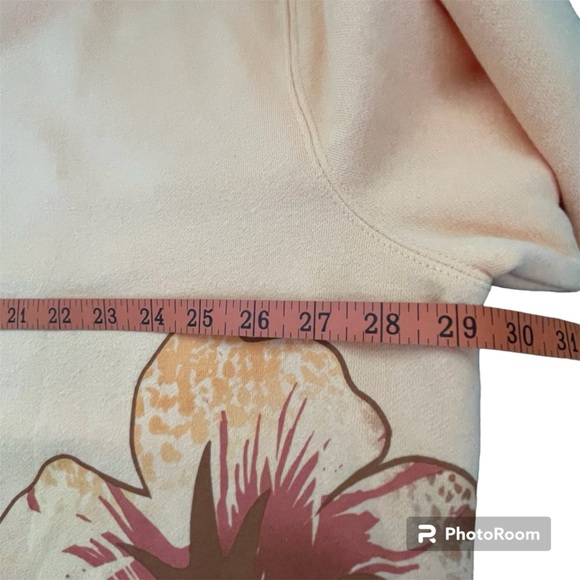 Wild Fable Peach Orange Sweatshirt with Flower Design - XL, NWT - Picture 5 of 9